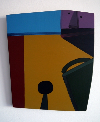 Eion Stevens, New Bud (2014), glazed acrylic on board, 465x410mm $POA